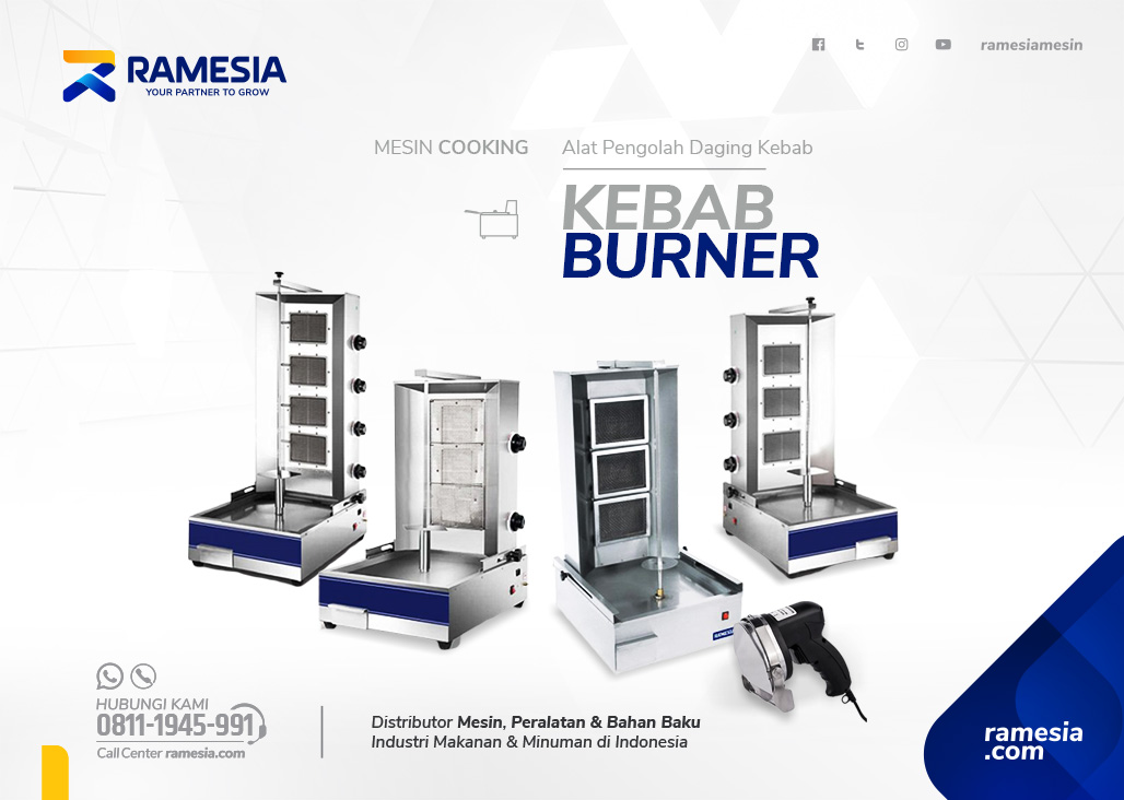 Mesin Kebab Burner Banner